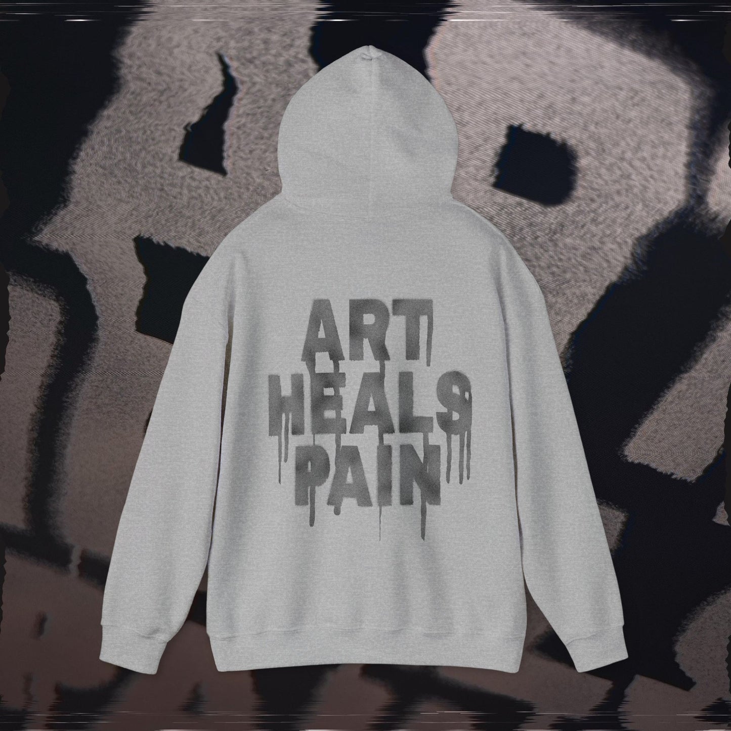 Art Heals Pain - Sports Grey - Hoodie