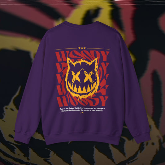 Face Your Demons - Purple - Crewneck