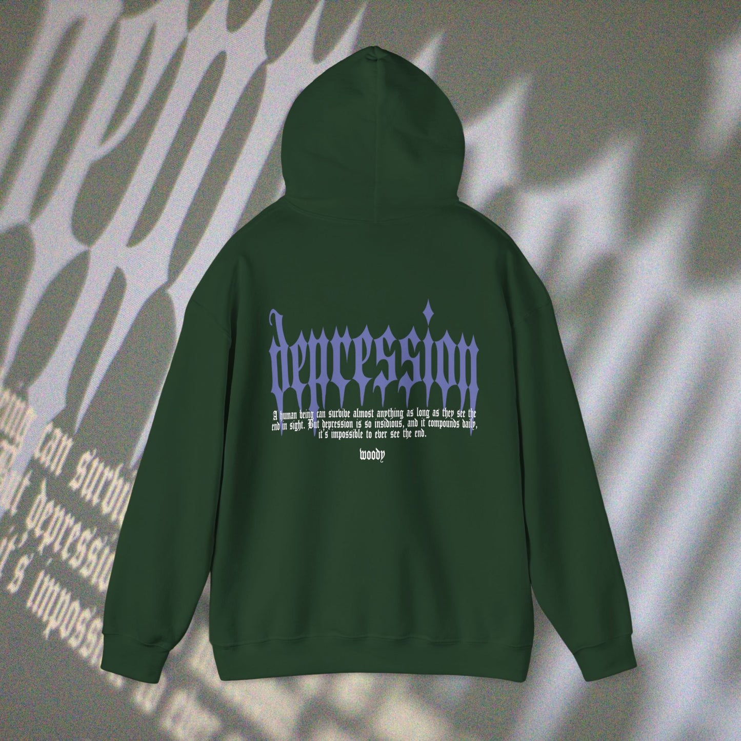 Depression - Forest Green - Hoodie