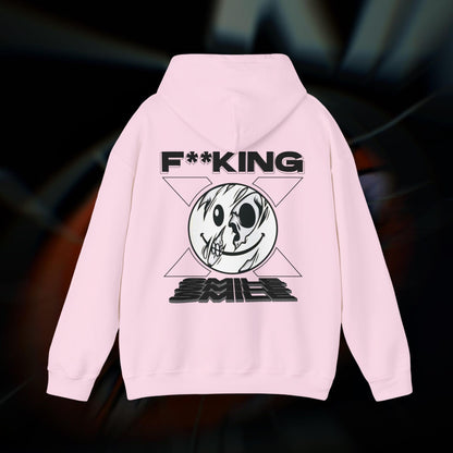 F**KING SMILE! - Light Pink - Hoodie