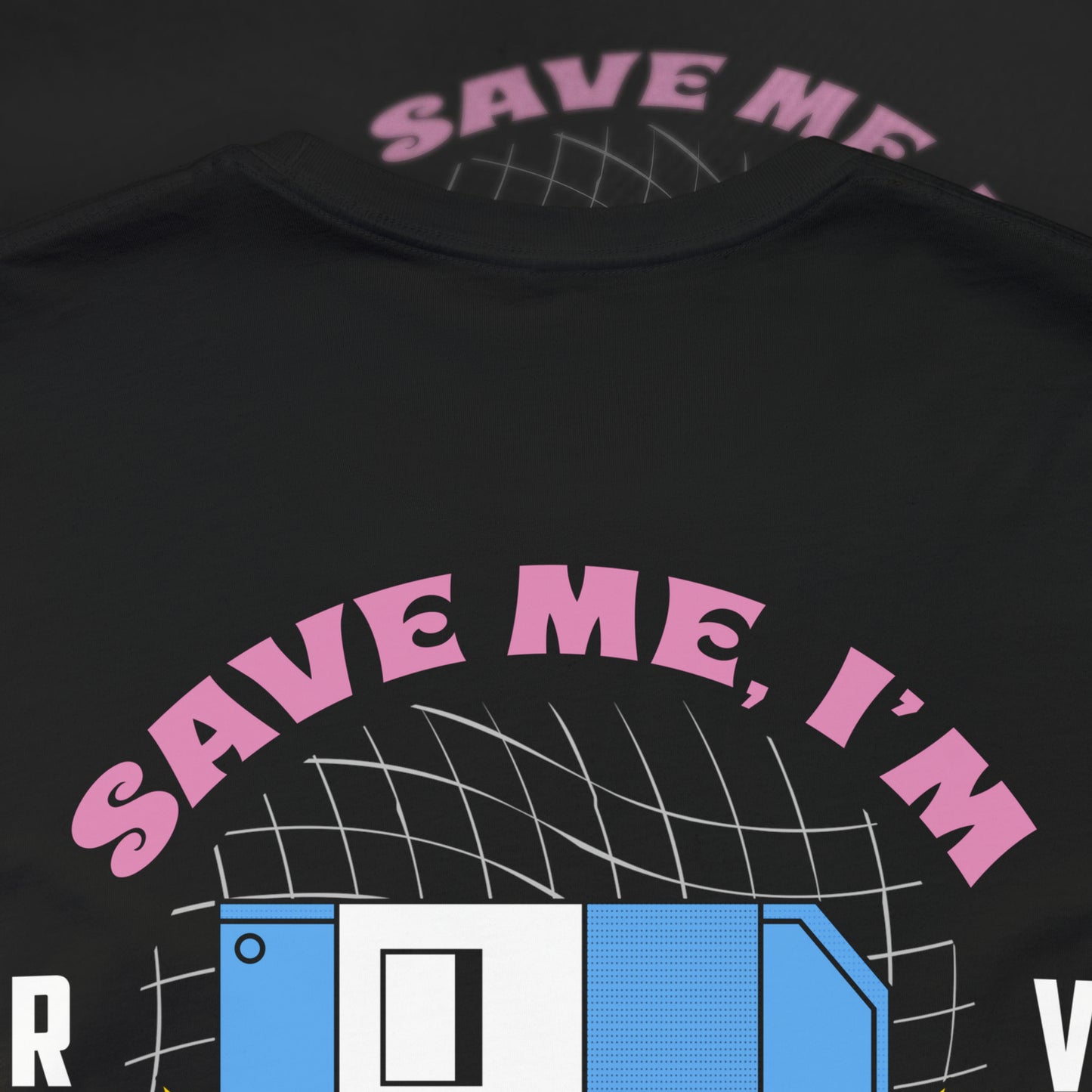 Save Me, I'm Floppin' - Black - T-Shirt