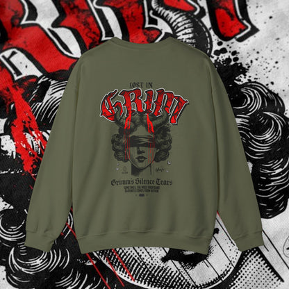 Lost In Grim - Military Green - Crewneck