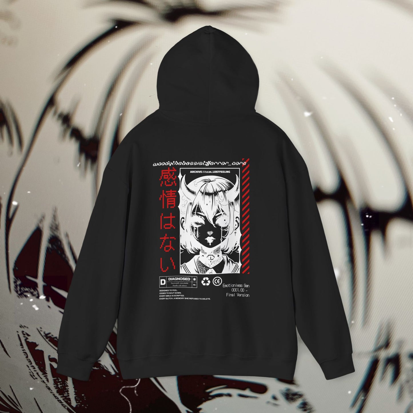 EMOTIONLESS_GEN - Black - Hoodie