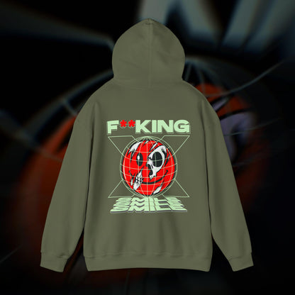 F**KING SMILE! - Military Green - Hoodie