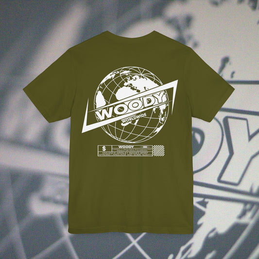 Woody Worldwide - Olive - T-Shirt