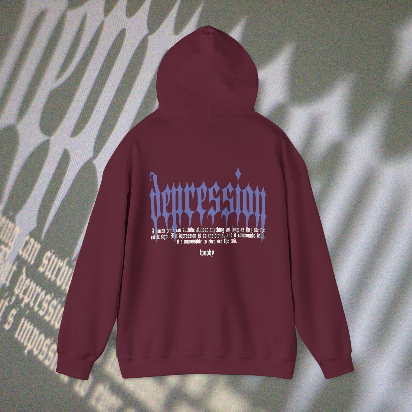 Depression - Maroon - Hoodie