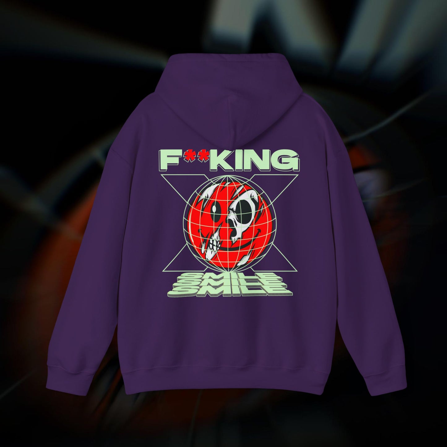 F**KING SMILE! - Purple - Hoodie