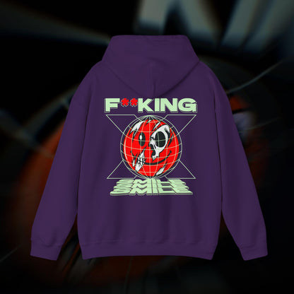 F**KING SMILE! - Purple - Hoodie