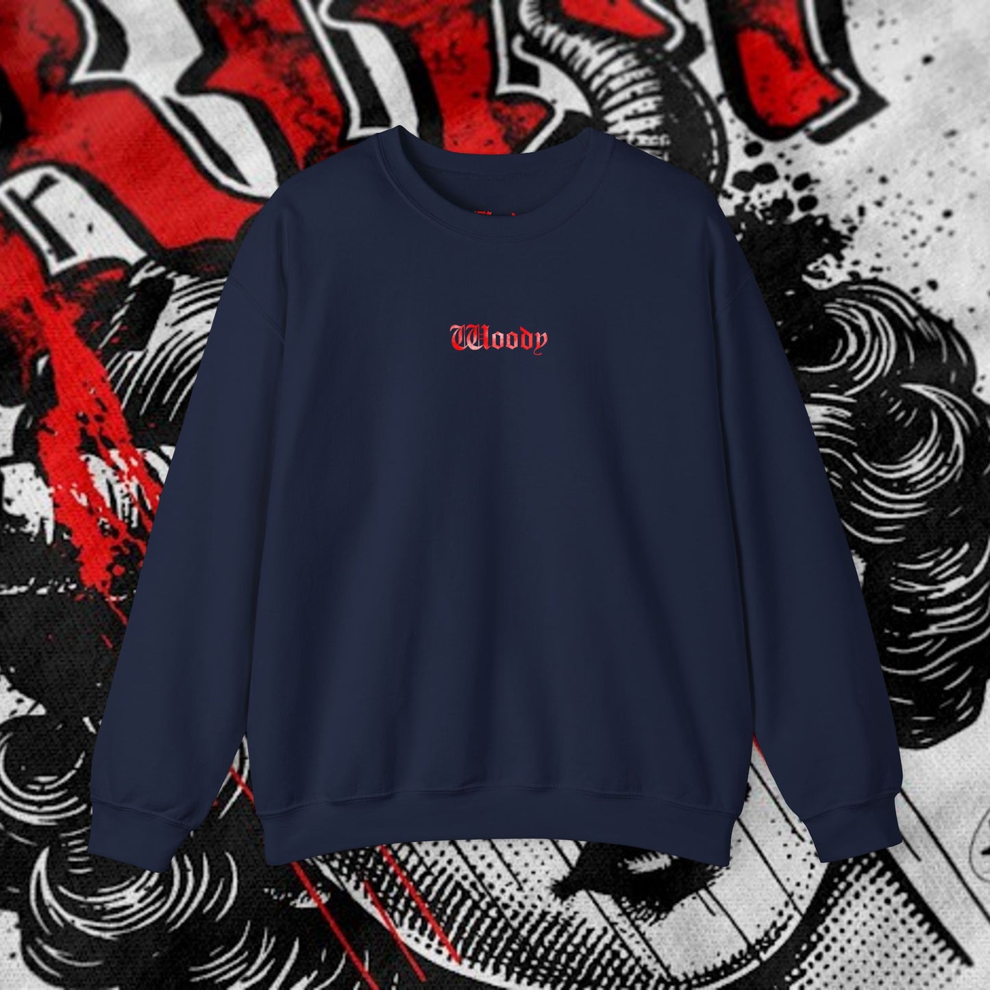 Lost In Grim - Navy - Crewneck