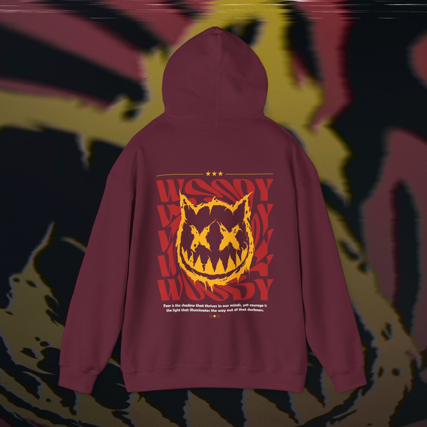 Face Your Fears - Maroon - Hoodie