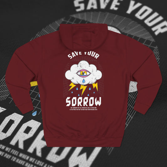 Save Your Sorrow - Burgundy - Hoodie