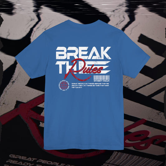 Break The Rules - Blue - T-Shirt