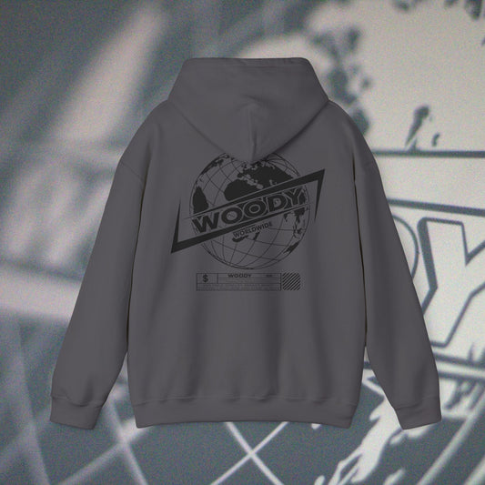 Woody Worldwide - Charcoal - Hoodie