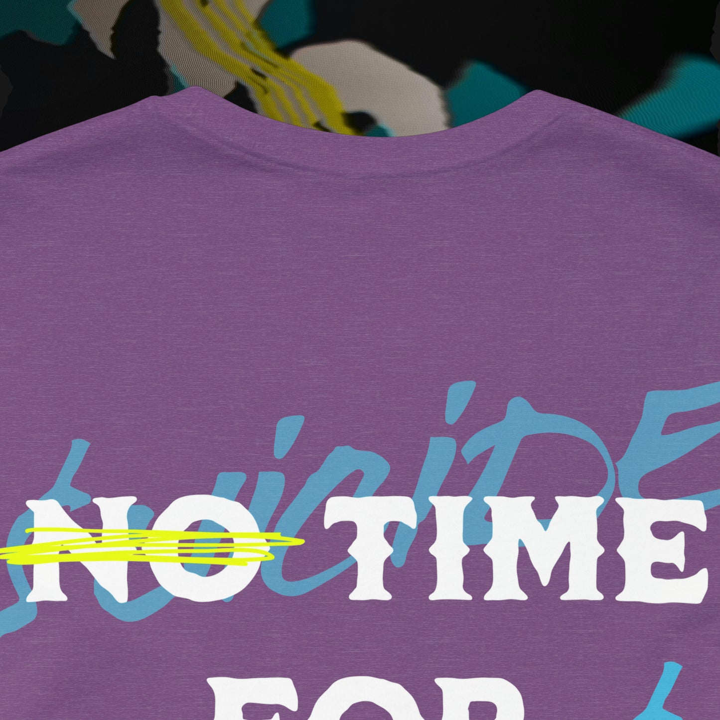 No Time For Romance - Heather Purple - T-Shirt