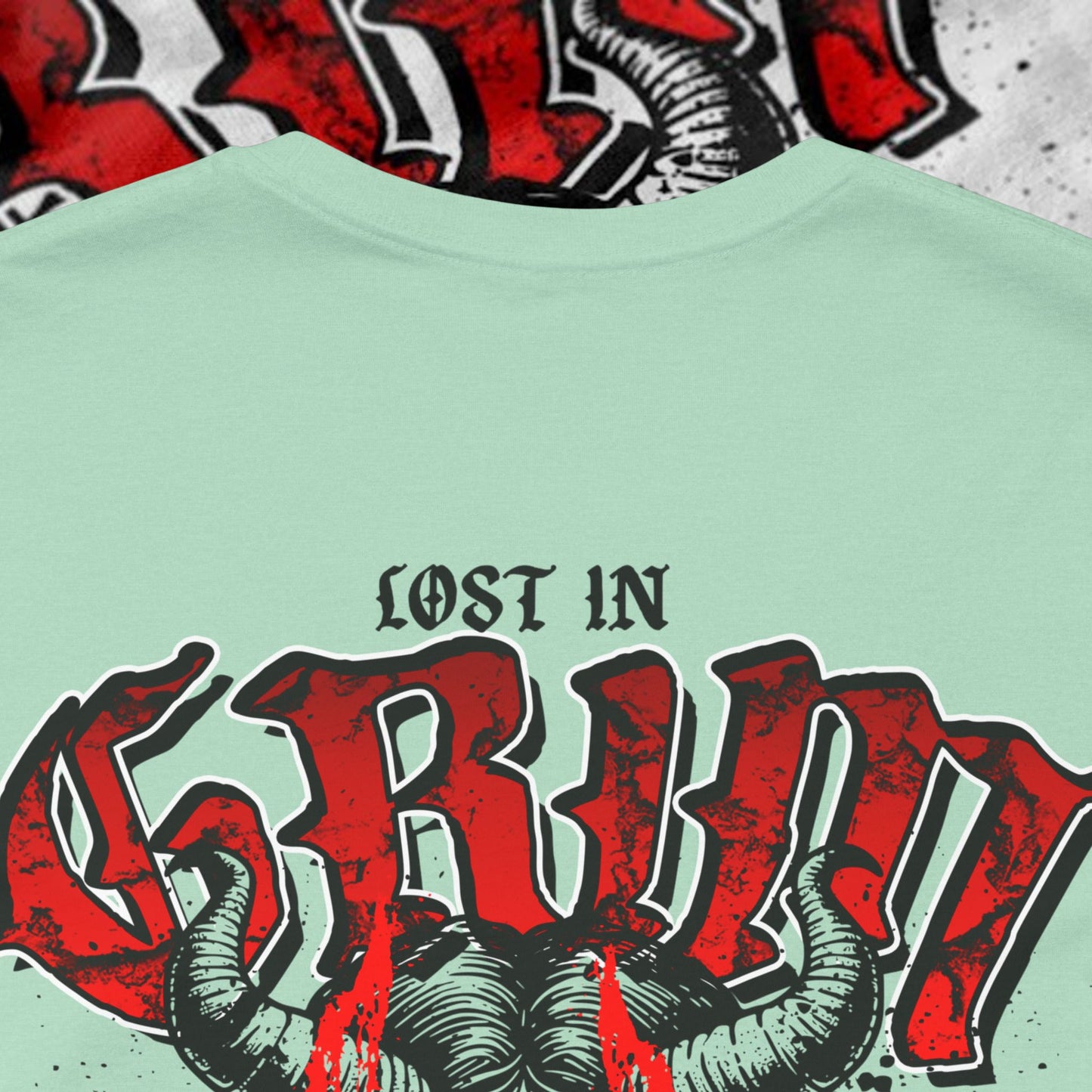 Lost In Grim - Heather Mint - T-Shirt