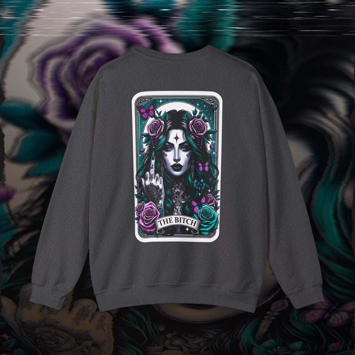 The Bitch - Dark Heather - Crewneck