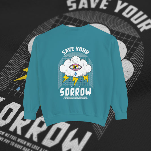 Save Your Sorrow - Topaz Blue - Crewneck