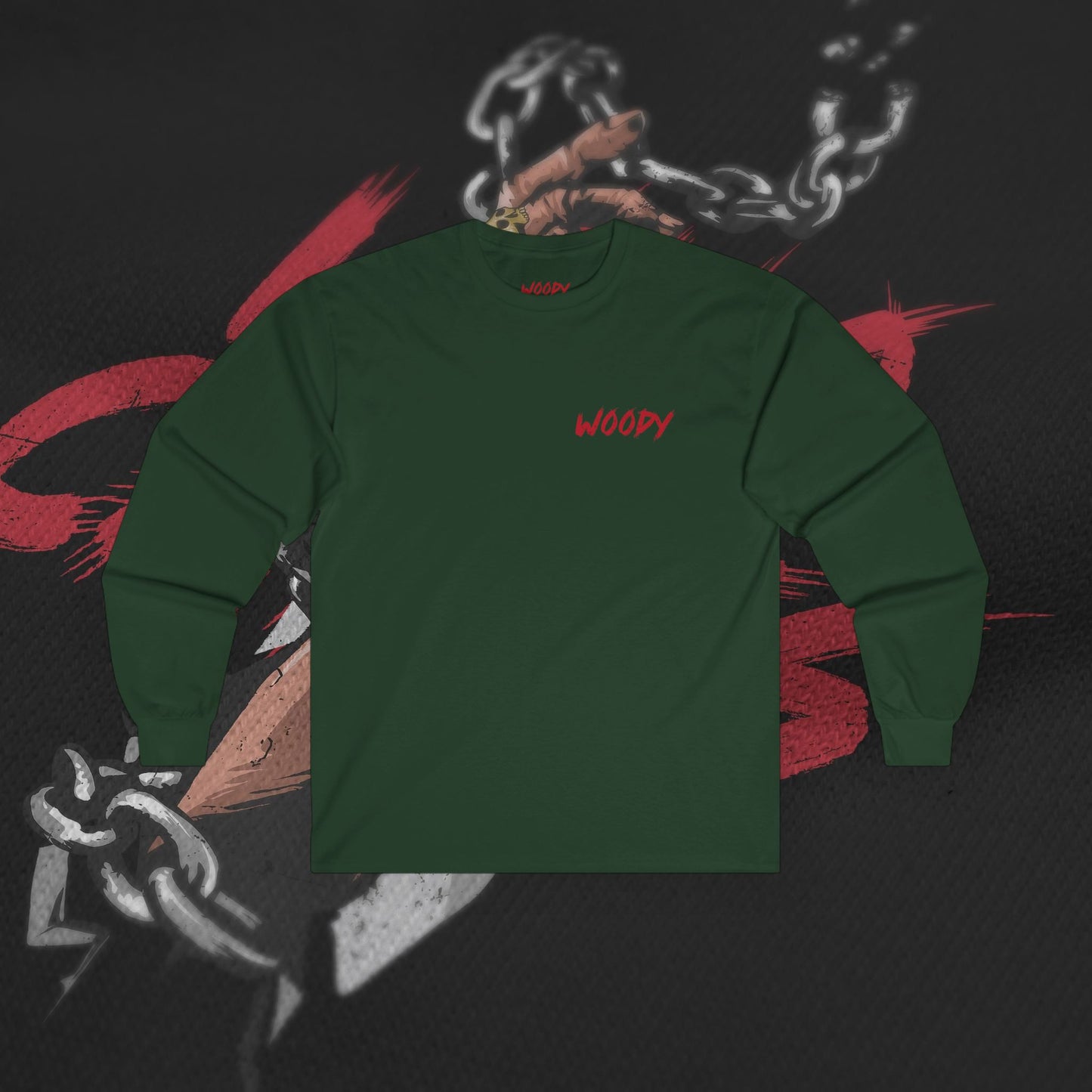 Who Cares - Forrest Green - Long Sleeve
