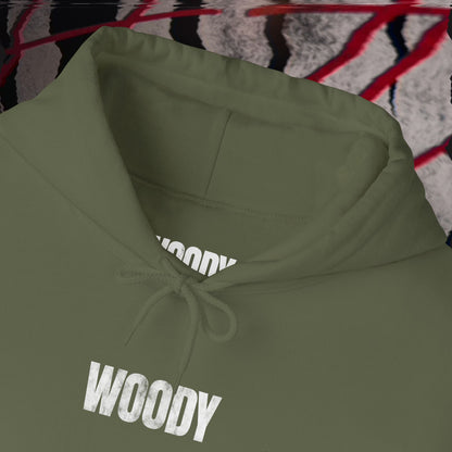 No One Cares, Hustle Harder - Military Green - Hoodie