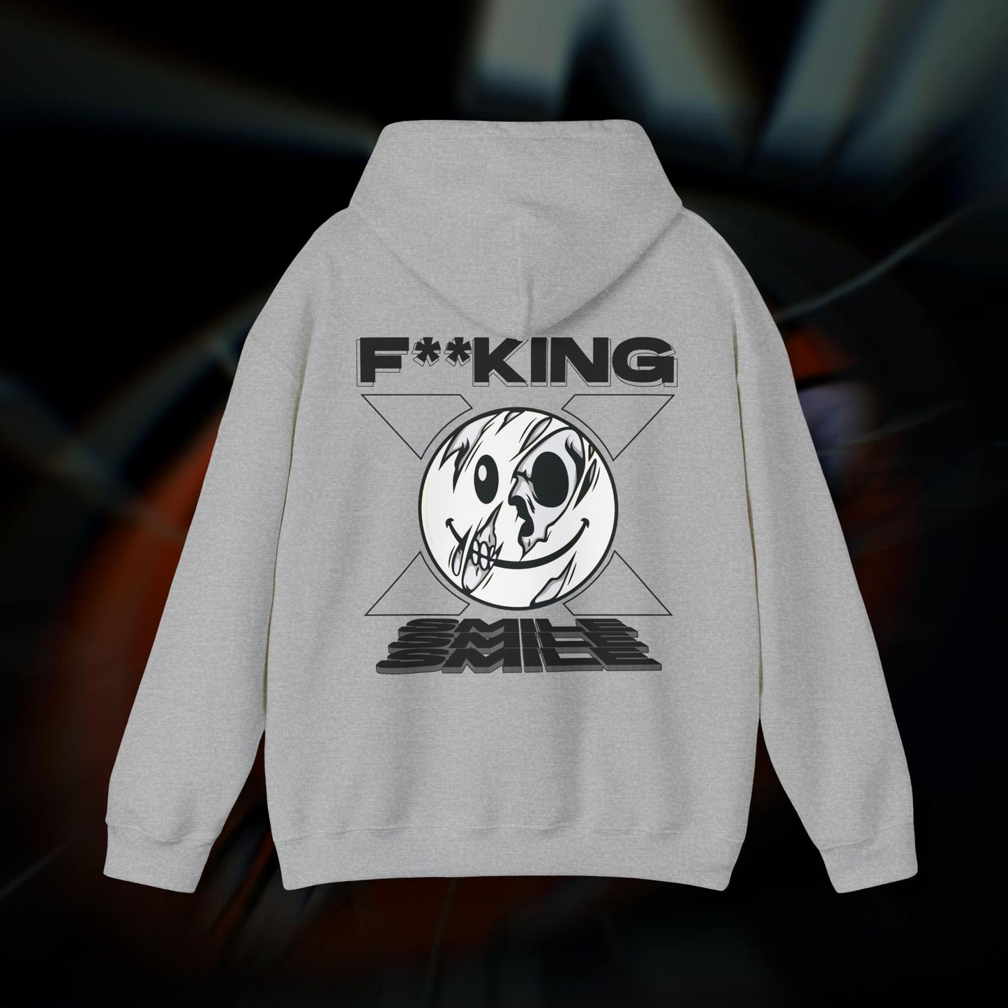 F**KING SMILE! - Sport Grey  - Hoodie