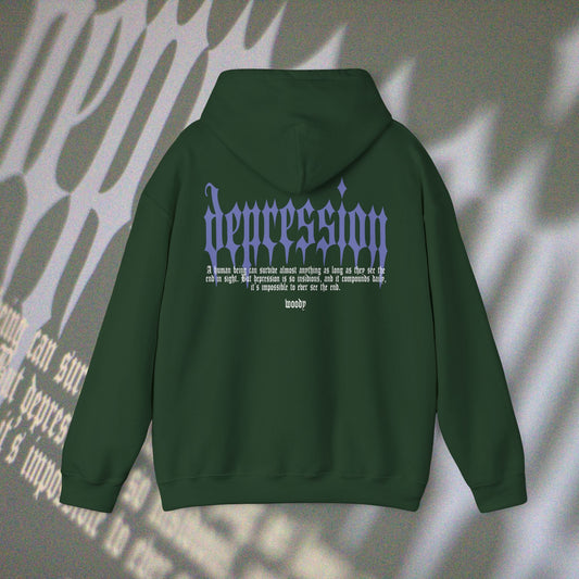 Depression - Forest Green - Hoodie
