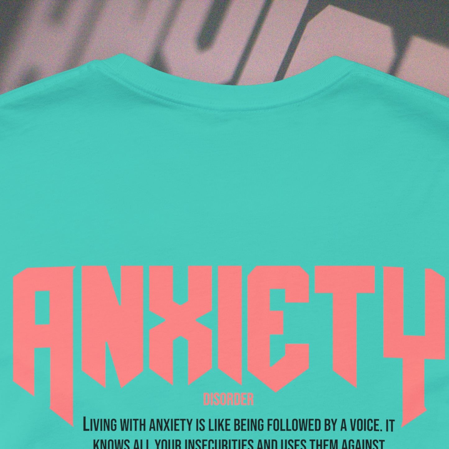 Anxiety - Teal - T-Shirt