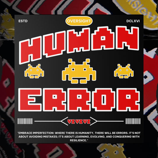 Human Error – 20x20 Matte Canvas Print
