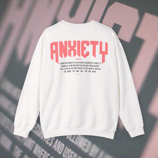 Anxiety - White - Crewneck