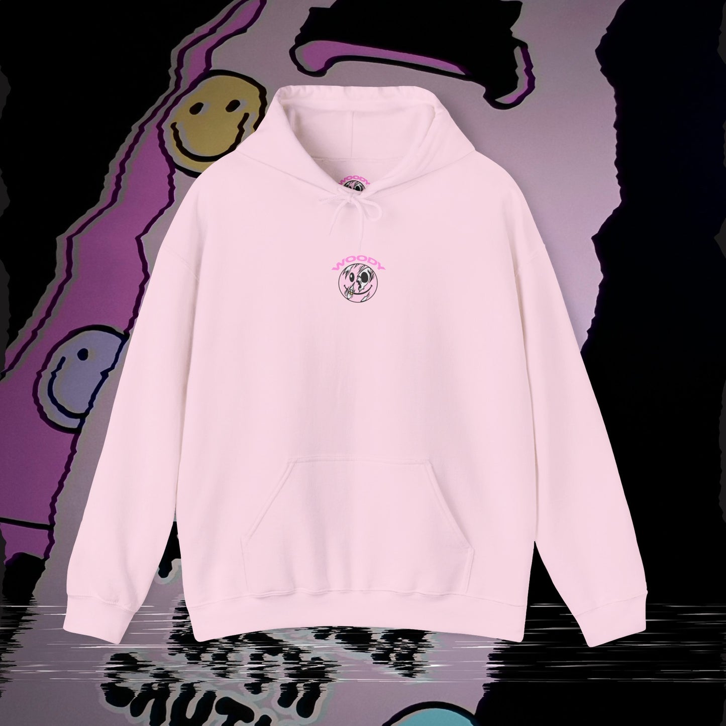 Not In The Mood - Light Pink - Hoodie