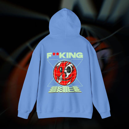 F**KING SMILE! - Carolina Blue - Hoodie