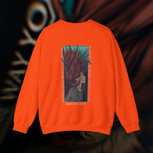 Love The Way You Sink - Orange - Crewneck