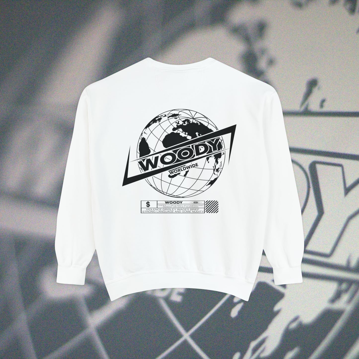 Woody Worldwide - White - Crewneck