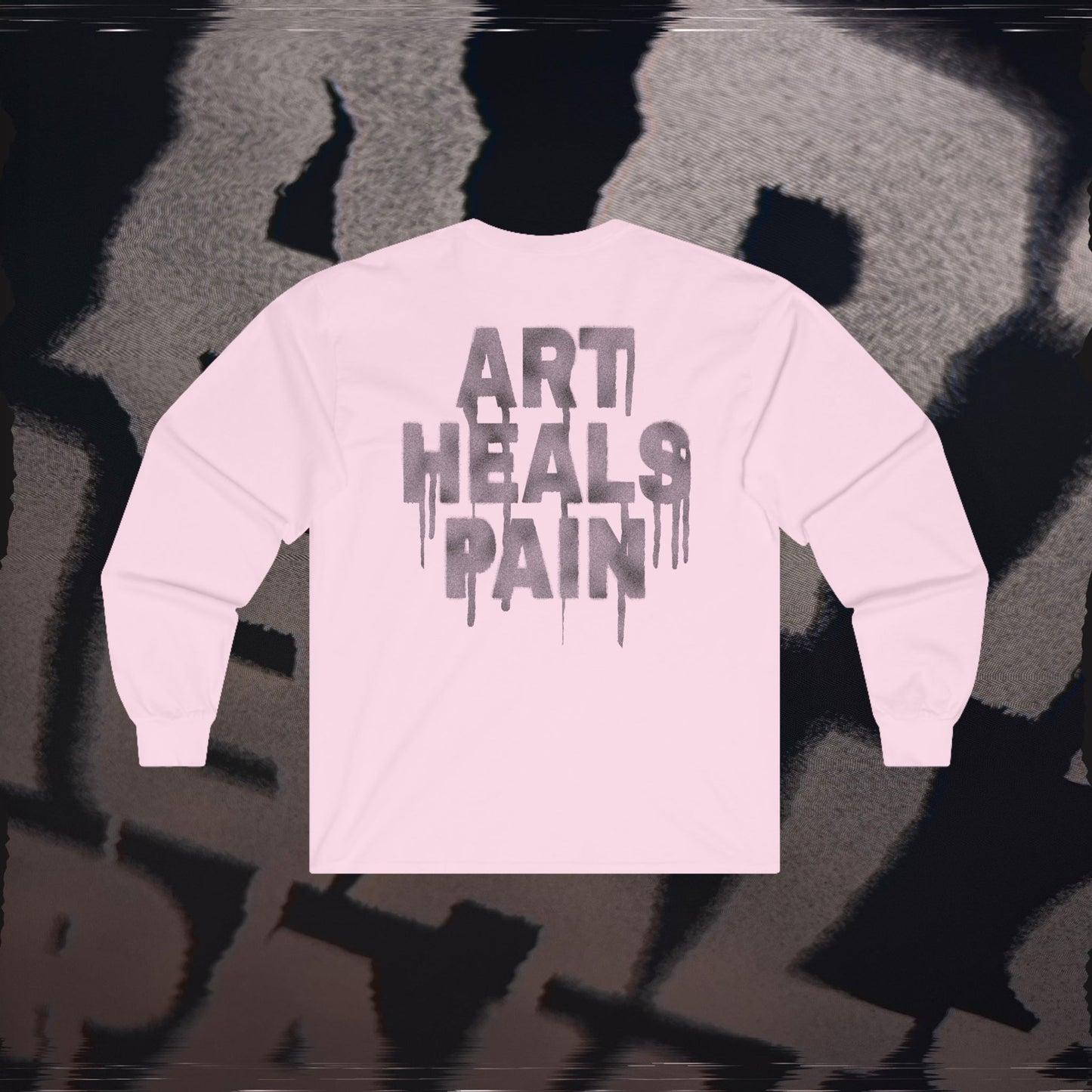 Art Heals Pain - Pink - Long Sleeve