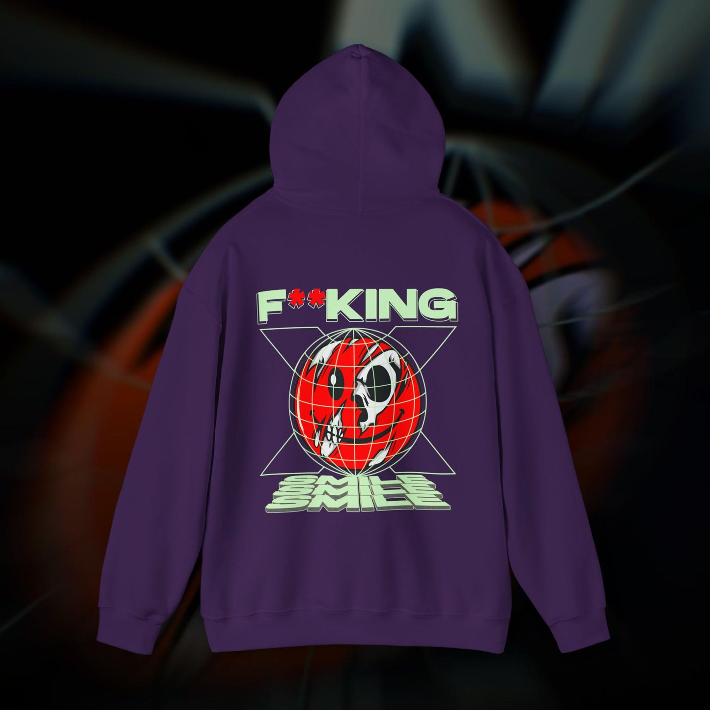 F**KING SMILE! - Purple - Hoodie