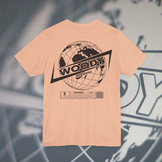 Woody Worldwide - Heather Peach - T-Shirt