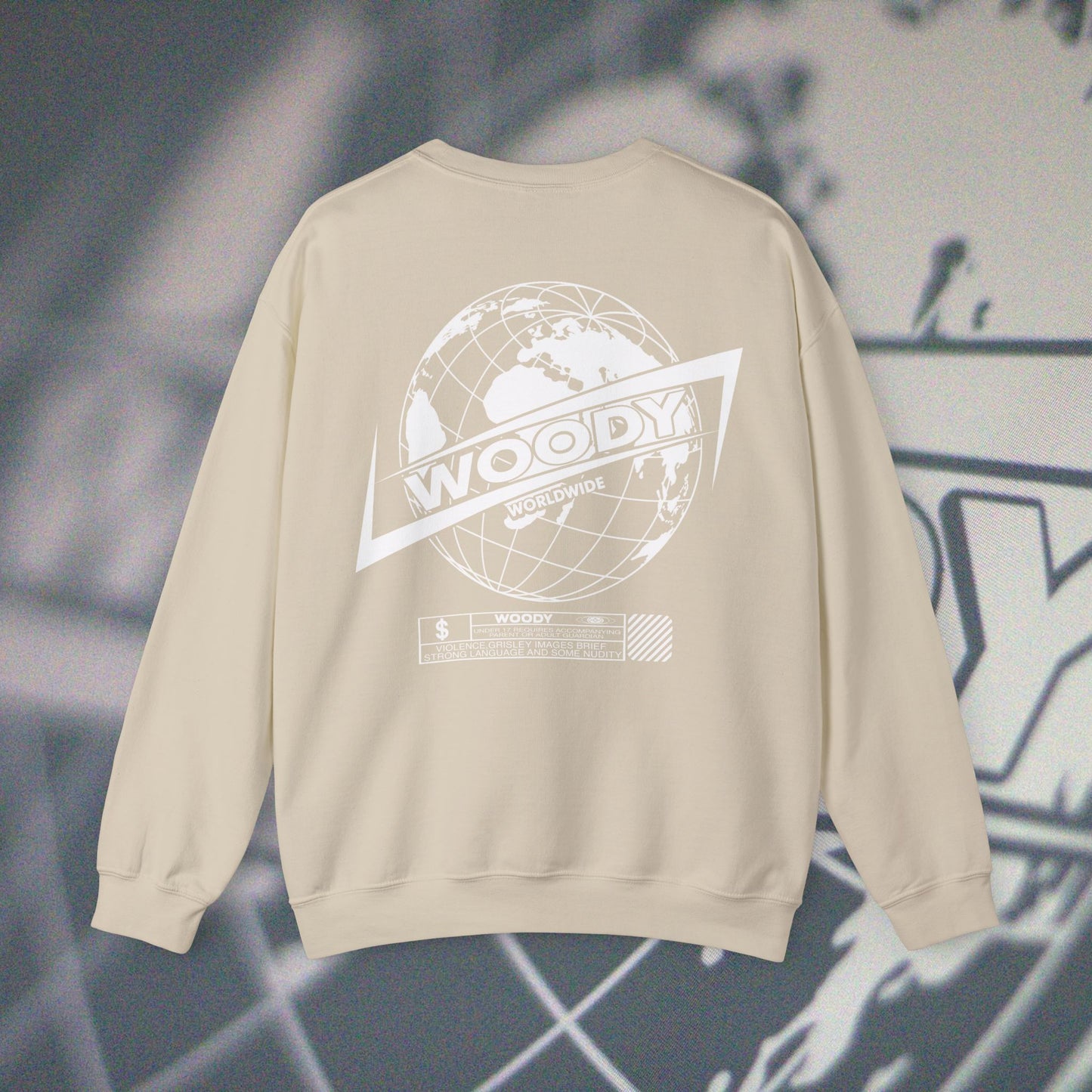 Woody Worldwide - Sand - Crewneck
