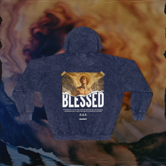 Blessed - Mineral Navy - Hoodie