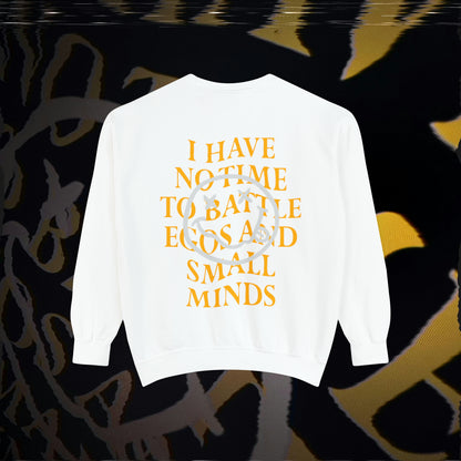 I Have No Time - White - Crewneck