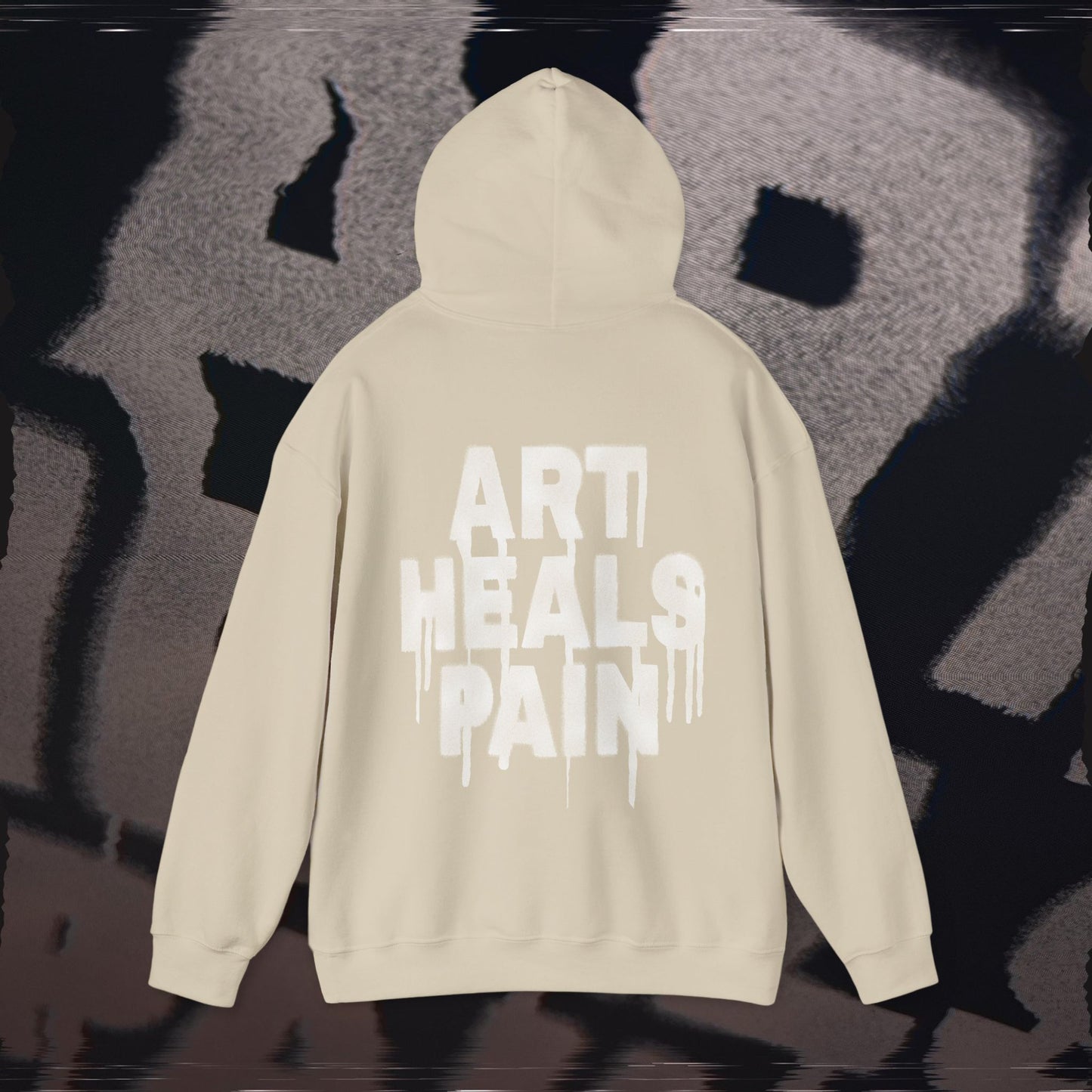 Art Heals Pain - Sand - Hoodie