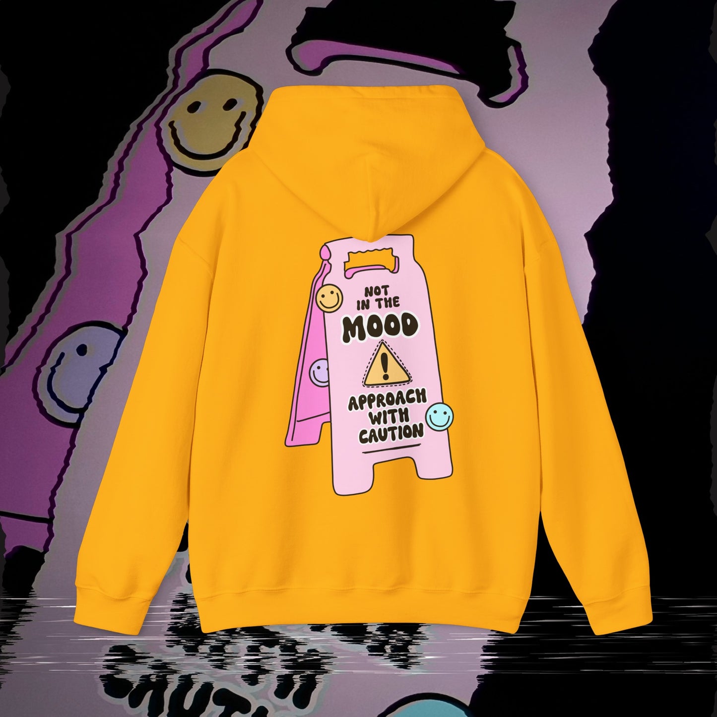 Not In The Mood - Gold - Hoodie