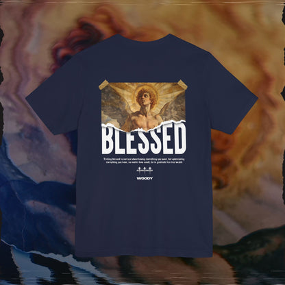 Blessed - Navy - T-shirt