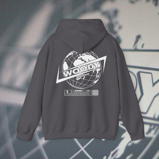 Woody Worldwide - Charcoal - Hoodie