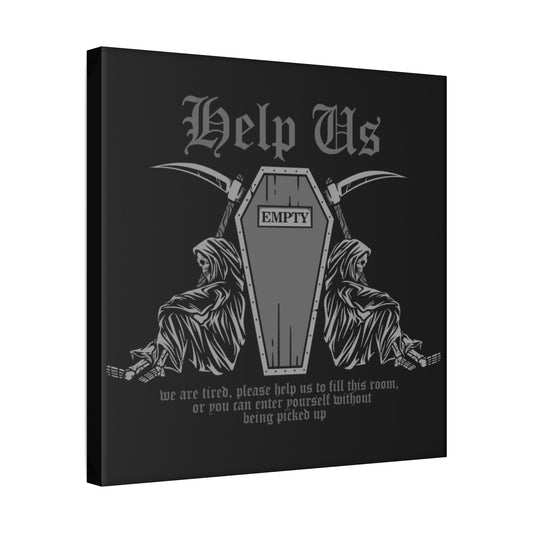 Help Us - 20x20 - Canvas Art