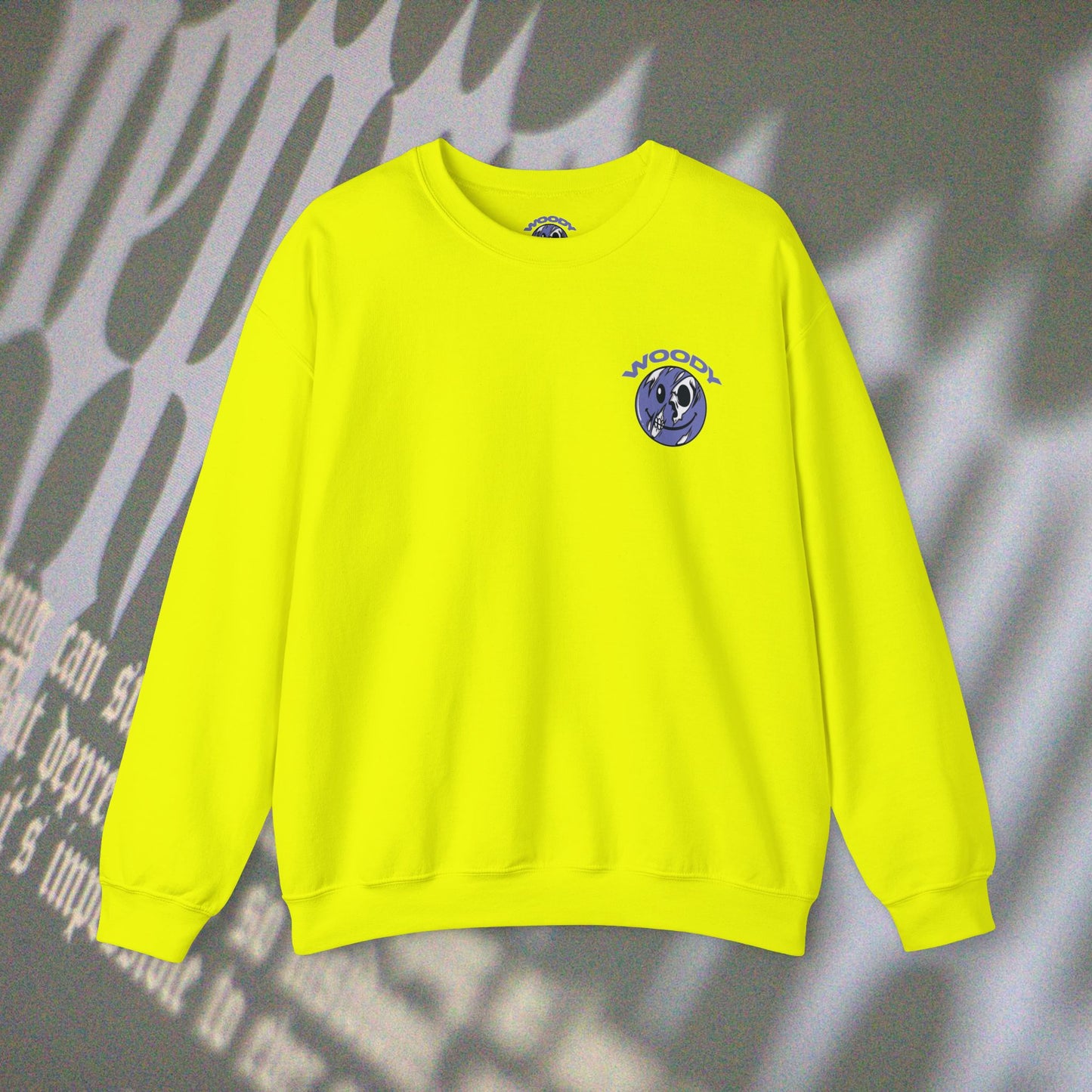 Depression - Safety Green - Crewneck