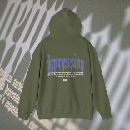 Depression - Military Green - Hoodie