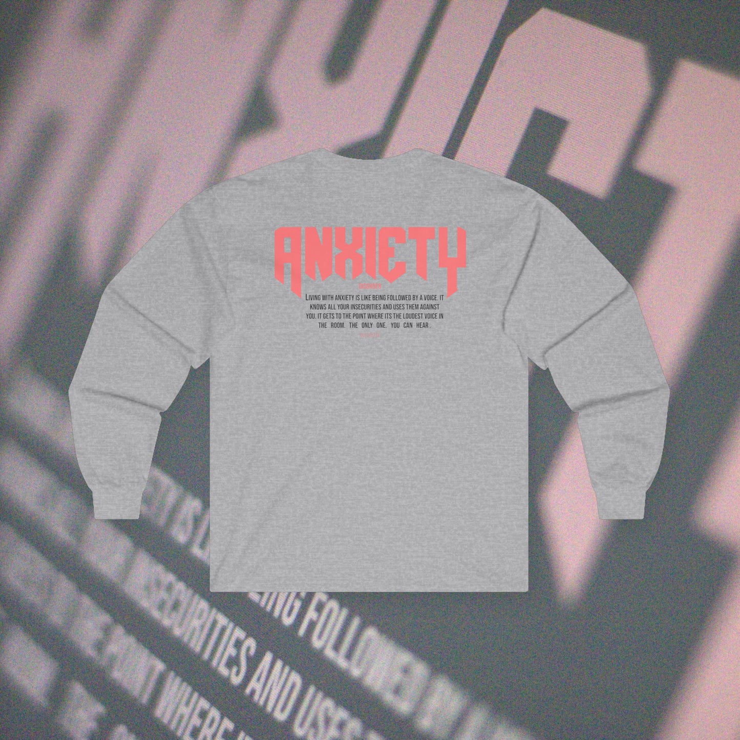 Anxiety - Sports Grey - Long Sleeve