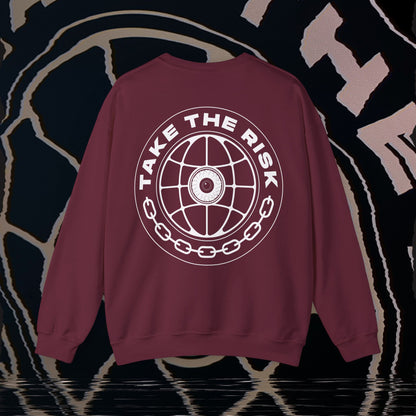 Take The Risk - Maroon - Crewneck