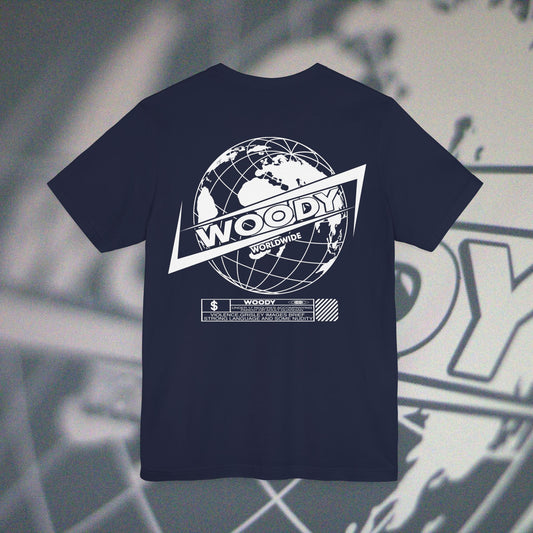 Woody Worldwide - Navy - T-Shirt