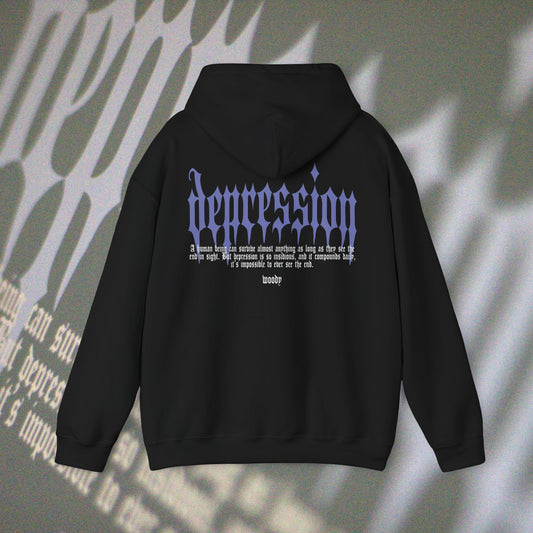 Depression - Black - Hoodie