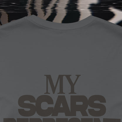 My Scars Represent My Mercy - Asphalt - T-shirt